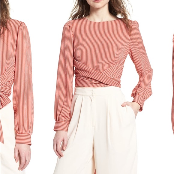 J.O.A. x Chrisslle Lim tie-waist top - Picture 2 of 7